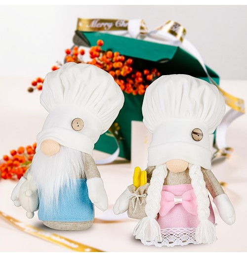 1pc, White Chef Hat Figure Doll